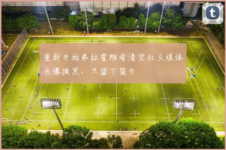 重新开始弗拉霍维奇清空社交媒体头像换黑，只留下简介